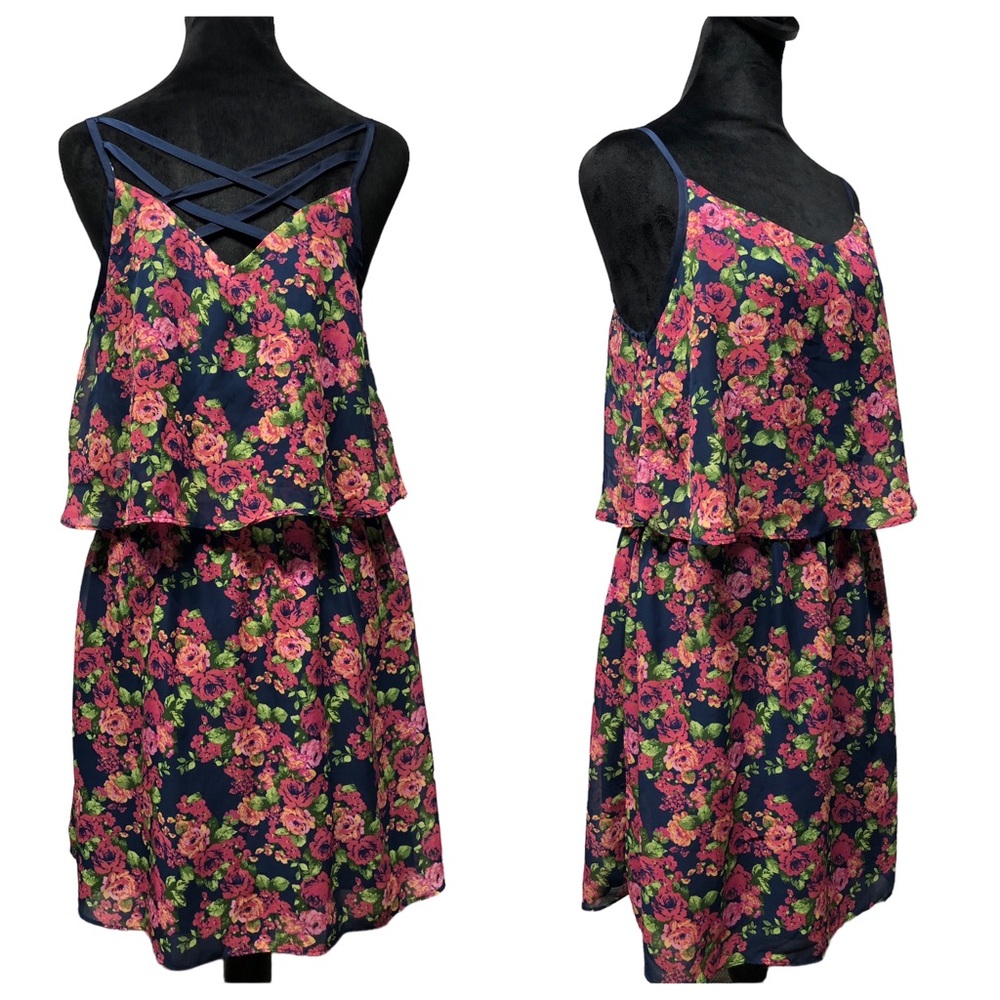 NOBO cross back floral dress